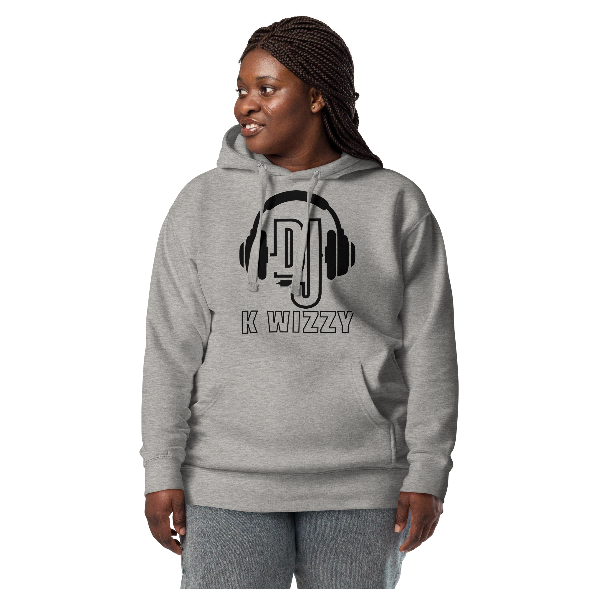 DJ K Wizzy Unisex Hoodie - Black Design
