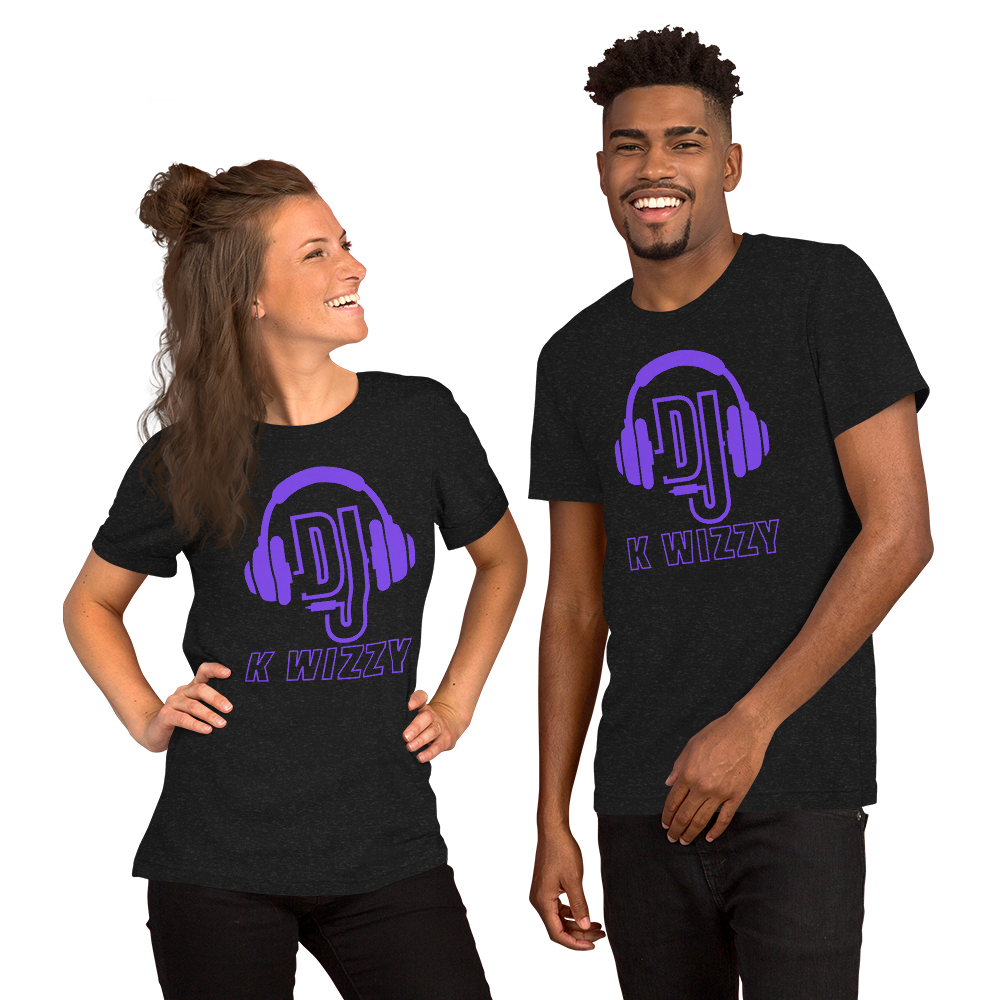 DJ K Wizzy Unisex t-shirt - Purple Design