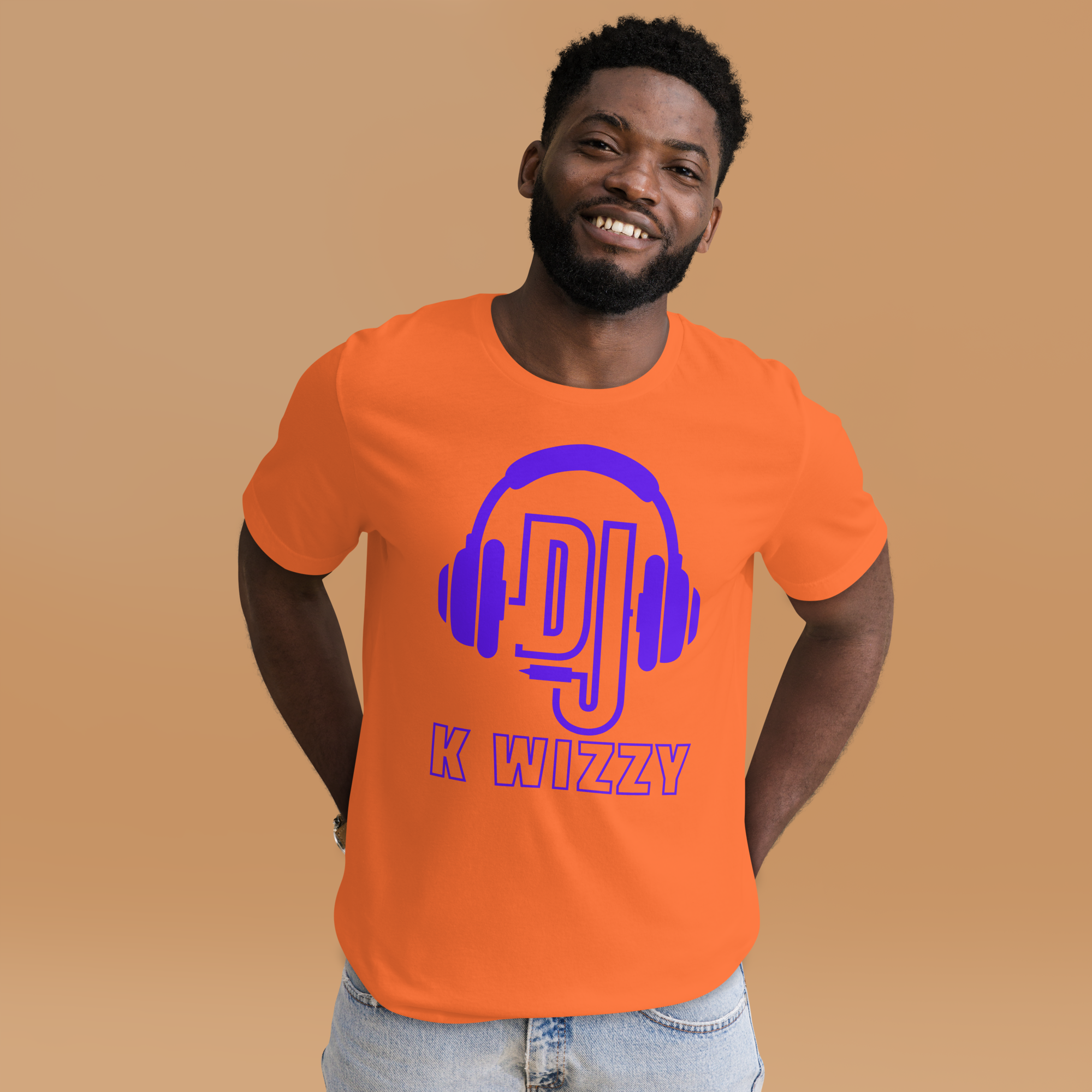DJ K Wizzy Unisex t-shirt - Purple Design