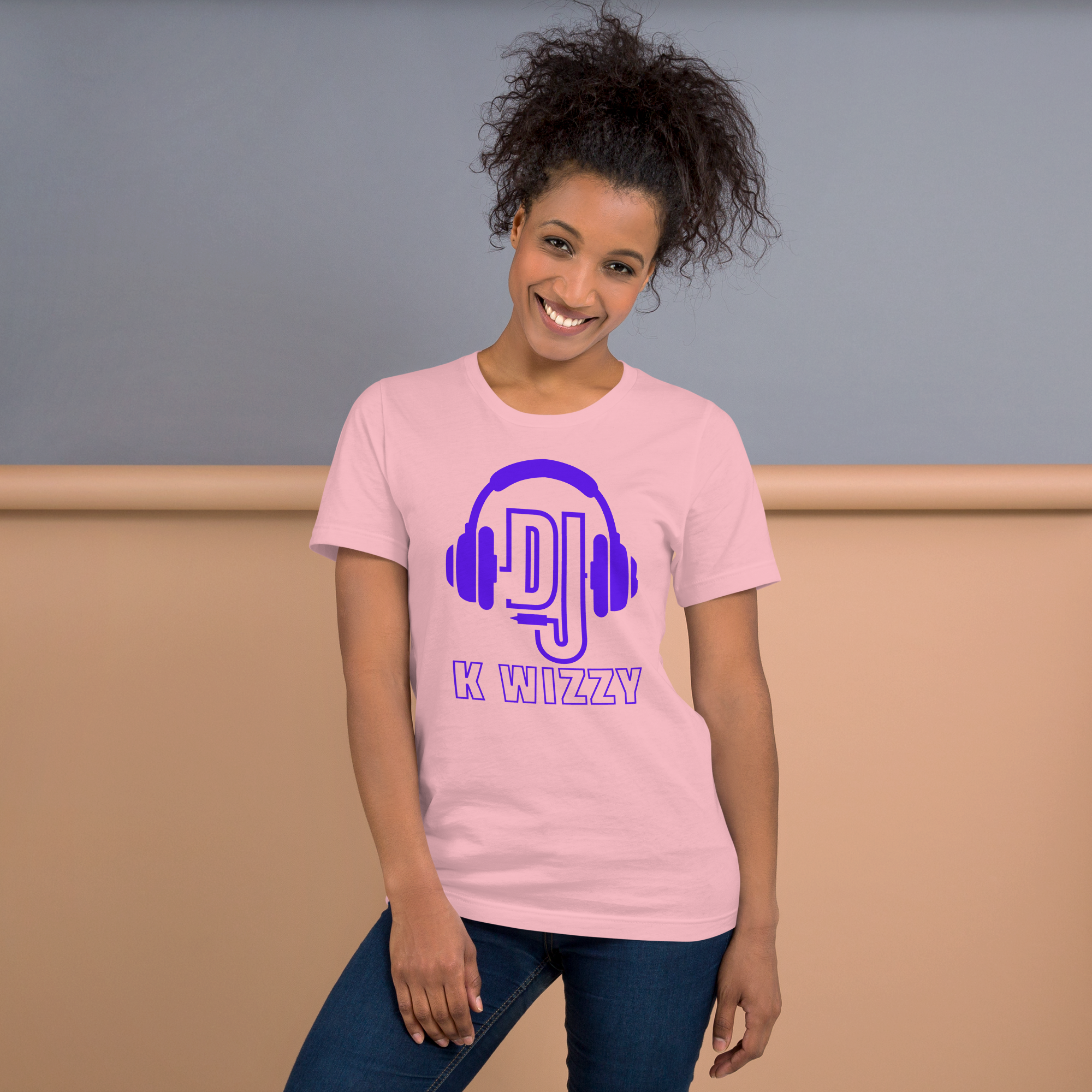 DJ K Wizzy Unisex t-shirt - Purple Design