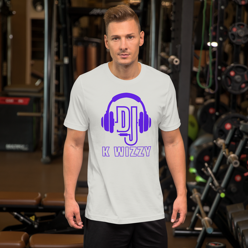 DJ K Wizzy Unisex t-shirt - Purple Design